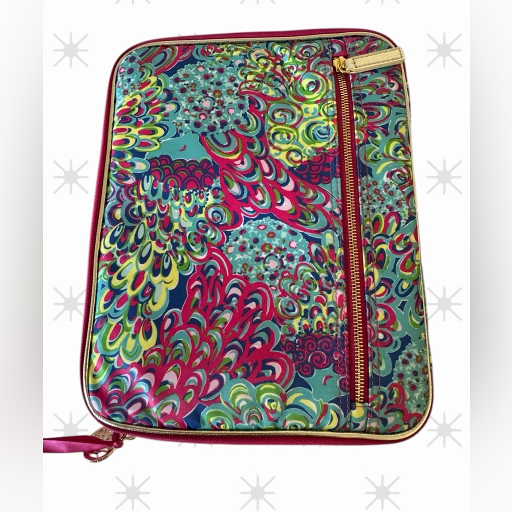 Lilly Pulitzer Agenda Folio Computer or Laptop Holder Case Sleeve Bag